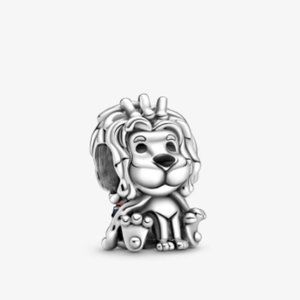 S925 Sterling Silver British Lion Charm